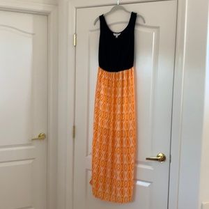 Charming Charlie sleeveless maxi dress.